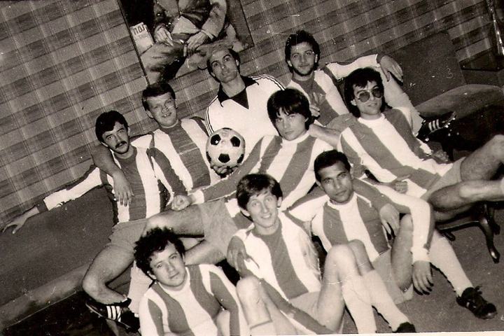 Sporting Life, BDP, 1979. — „Fudbaleri”: Đuza Stojiljković, Milenko Zablaćanski, Božidar Stošić, Predrag Miletić, Predrag Laković, Bratislav Petković