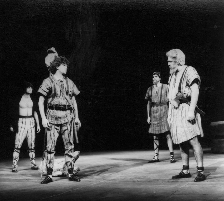 Seoba Srbalja, Narodno pozorište, 1983. — Predrag Miletić drugi zdesna